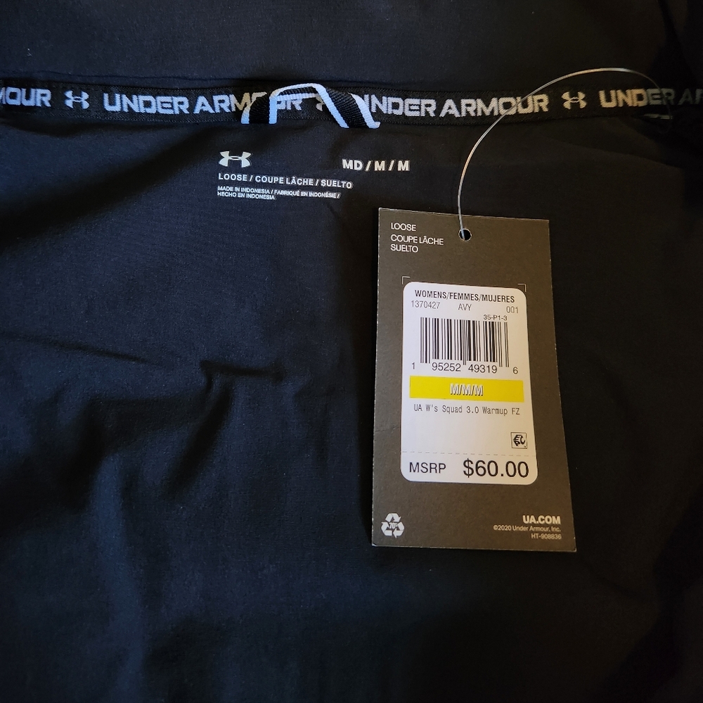 Under Armour Squad 3.0 Warmup women's stretch woven active jacket - Picture 6 of 11